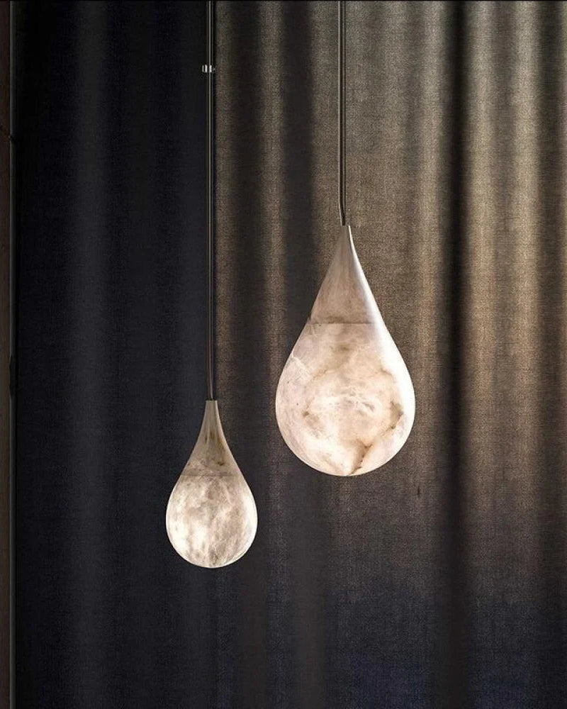 WOW Alabaster Raindrop Pendant Light-wow2901