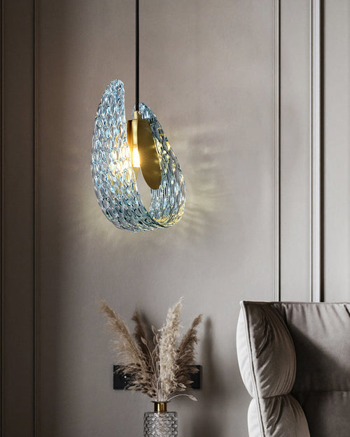 WOW Peacock Art Glass Pendant Light-wow2213a