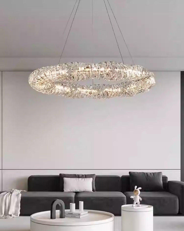 WOW Crystal Ring Led Chandelier-wow2581