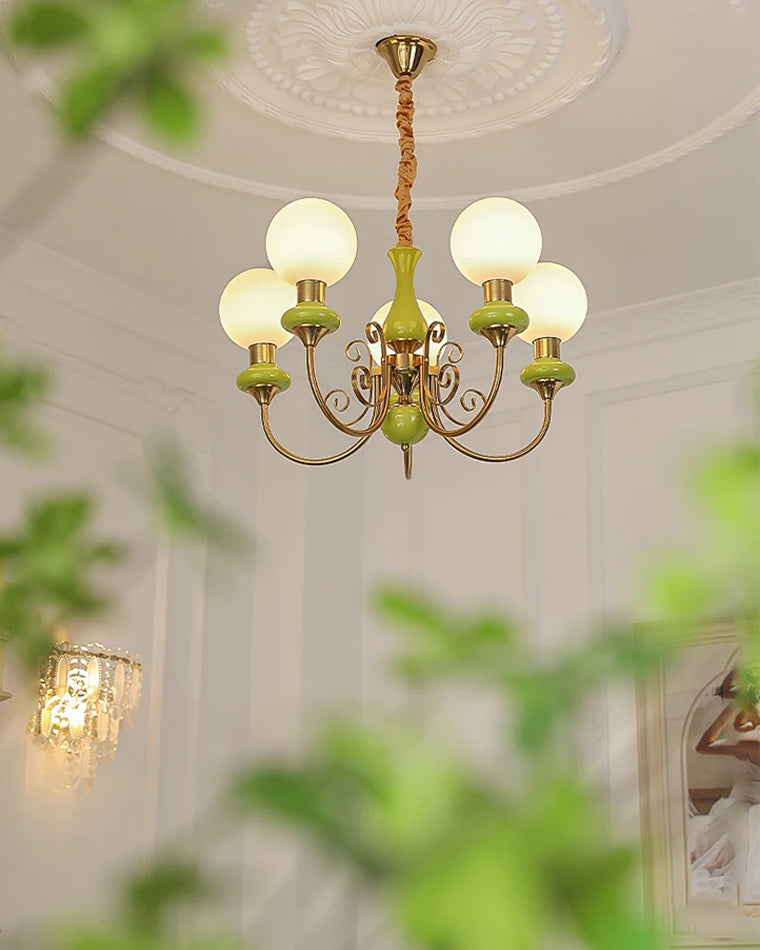 WOW Glass Globe French Chandelier-wow2958