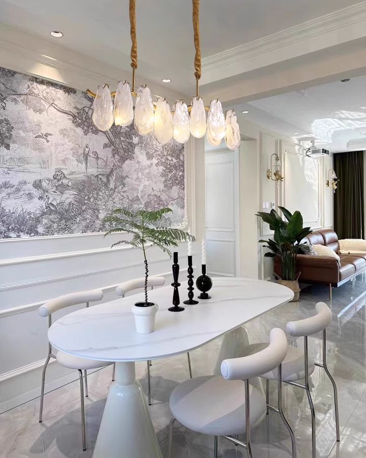 WOW Cloud Glass Linear Chandelier-wow2358