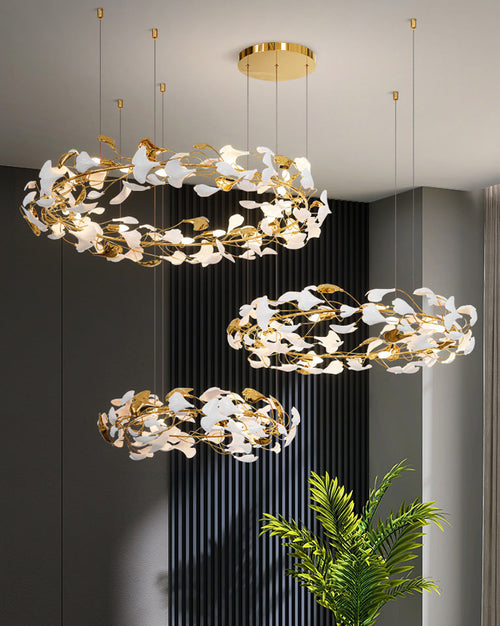 WOW Gingko Circular Chandelier-WOW2428