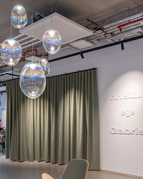 WOW Iridescent Glass Bubble Pendant Light-wow2502