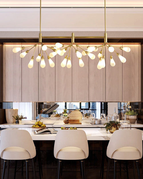 WOW Firefly Gold Branch Linear Chandelier-WOW2553