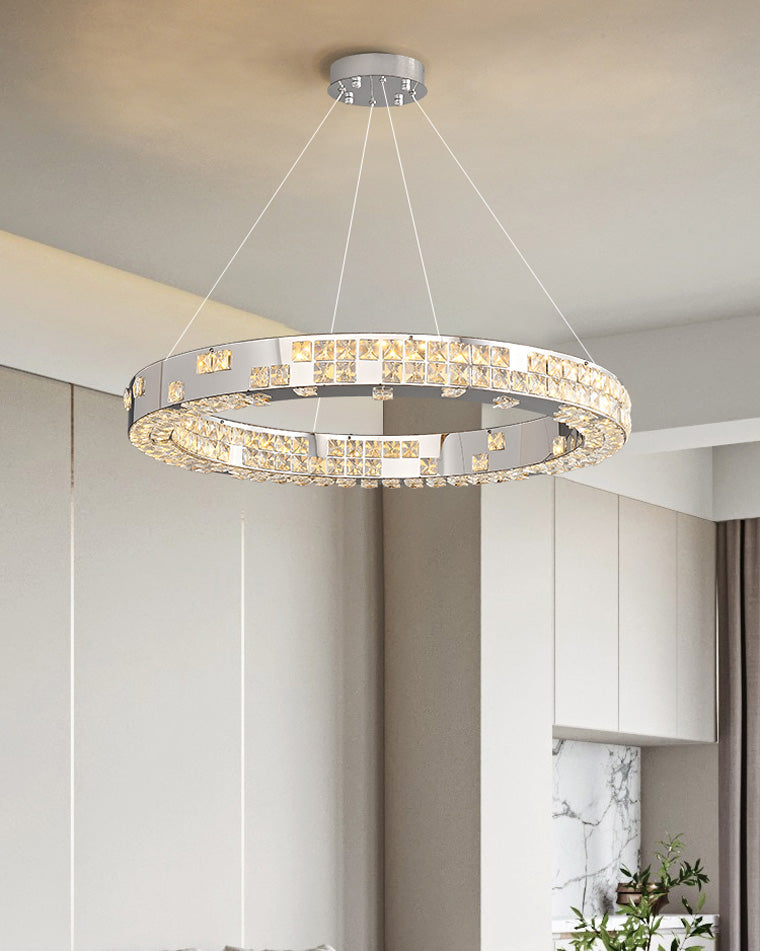 WOW Tiered Circular Crystal Chandelier-wow2544