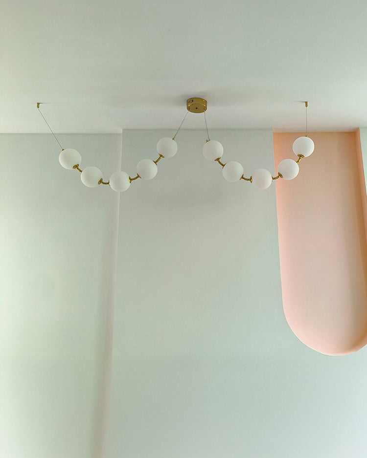 WOW Spider Pearl Globe Chandelier-wow2650