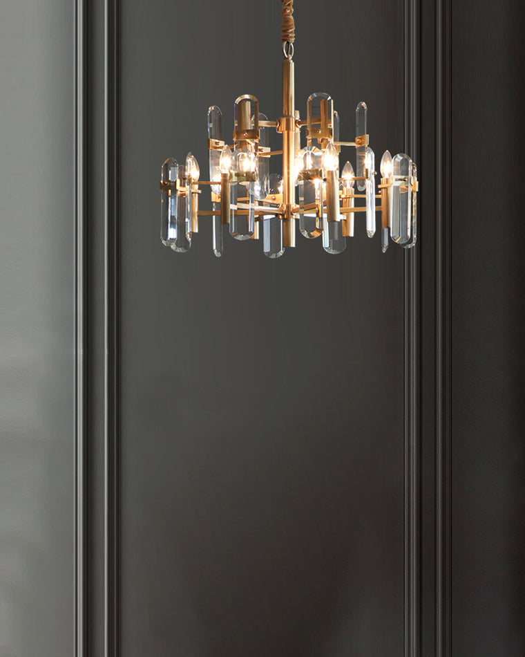 WOW Black Candle Crystal Chandelier-wow2519