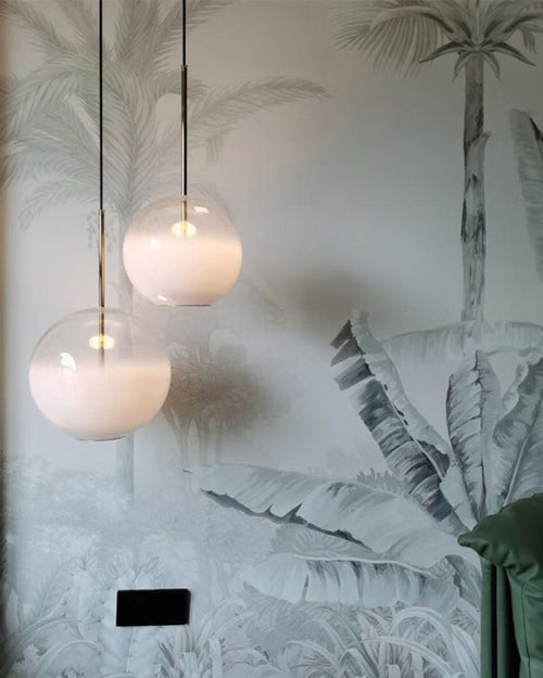 WOW Milk Glass Globe Pendant Light-wow2674