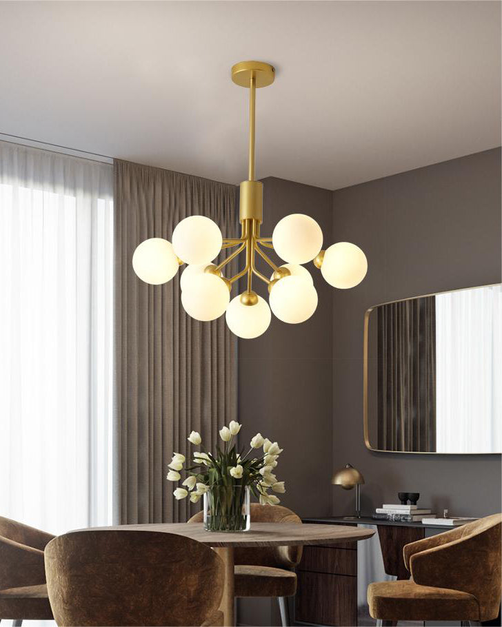 WOW Frosted Glass Globe Chandelier-wow2915