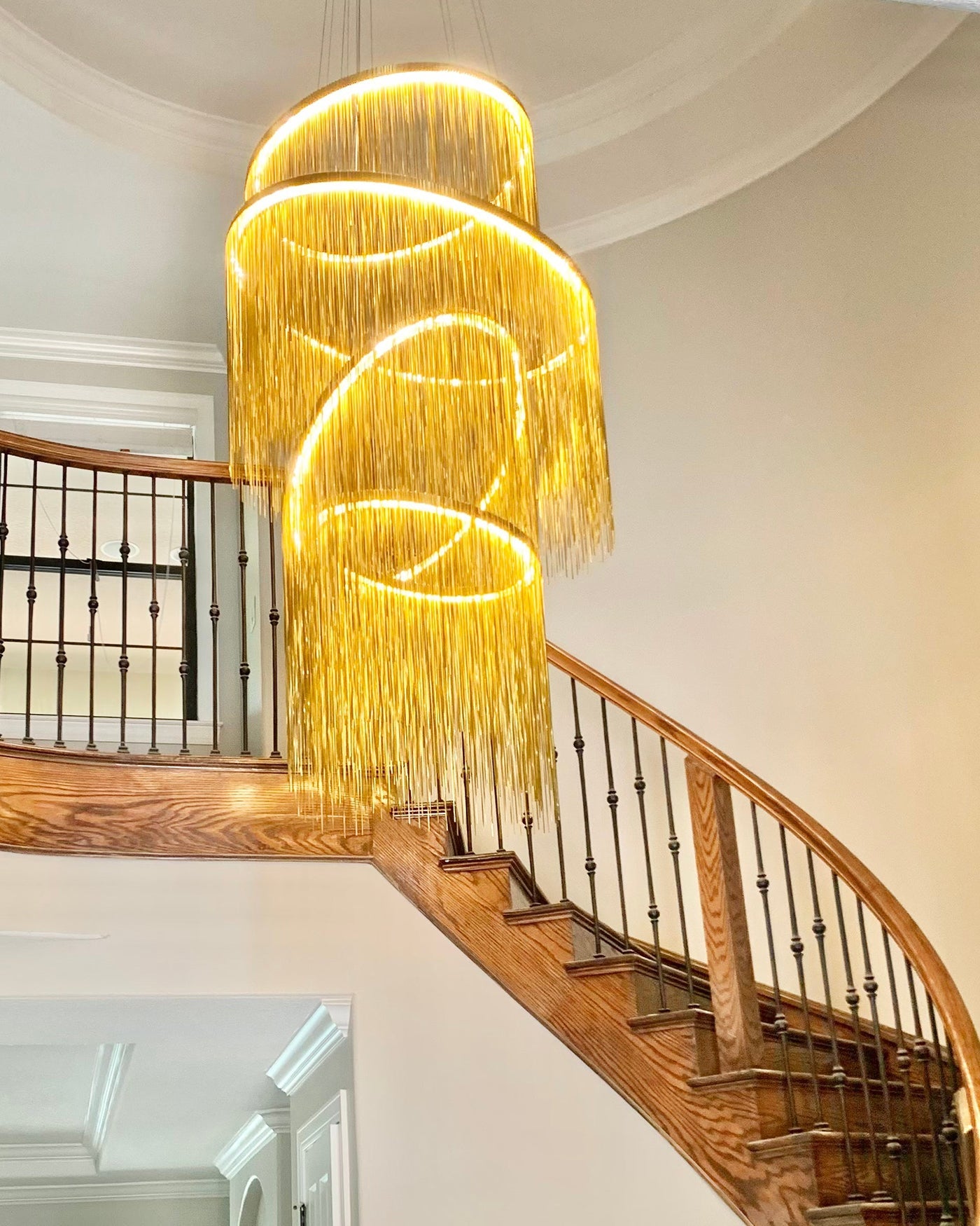 WOW Tiered Fringe Chandelier-wow2062c