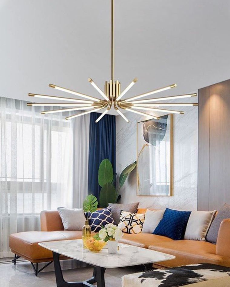WOW Starburst Multi Light Rods Chandelier-wow2761