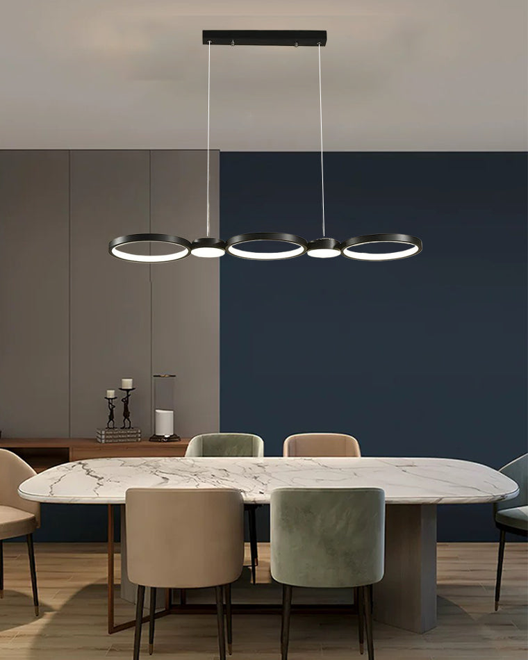 WOW Multi Circle Linear Pendant Light-wow2765