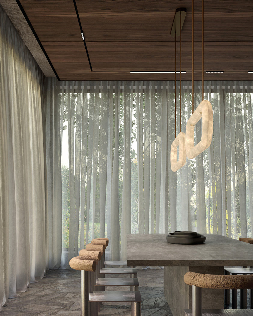 WOW Oval Alabaster Chandelier-wow2872