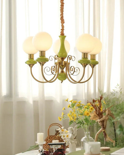 WOW Glass Globe French Chandelier-wow2958