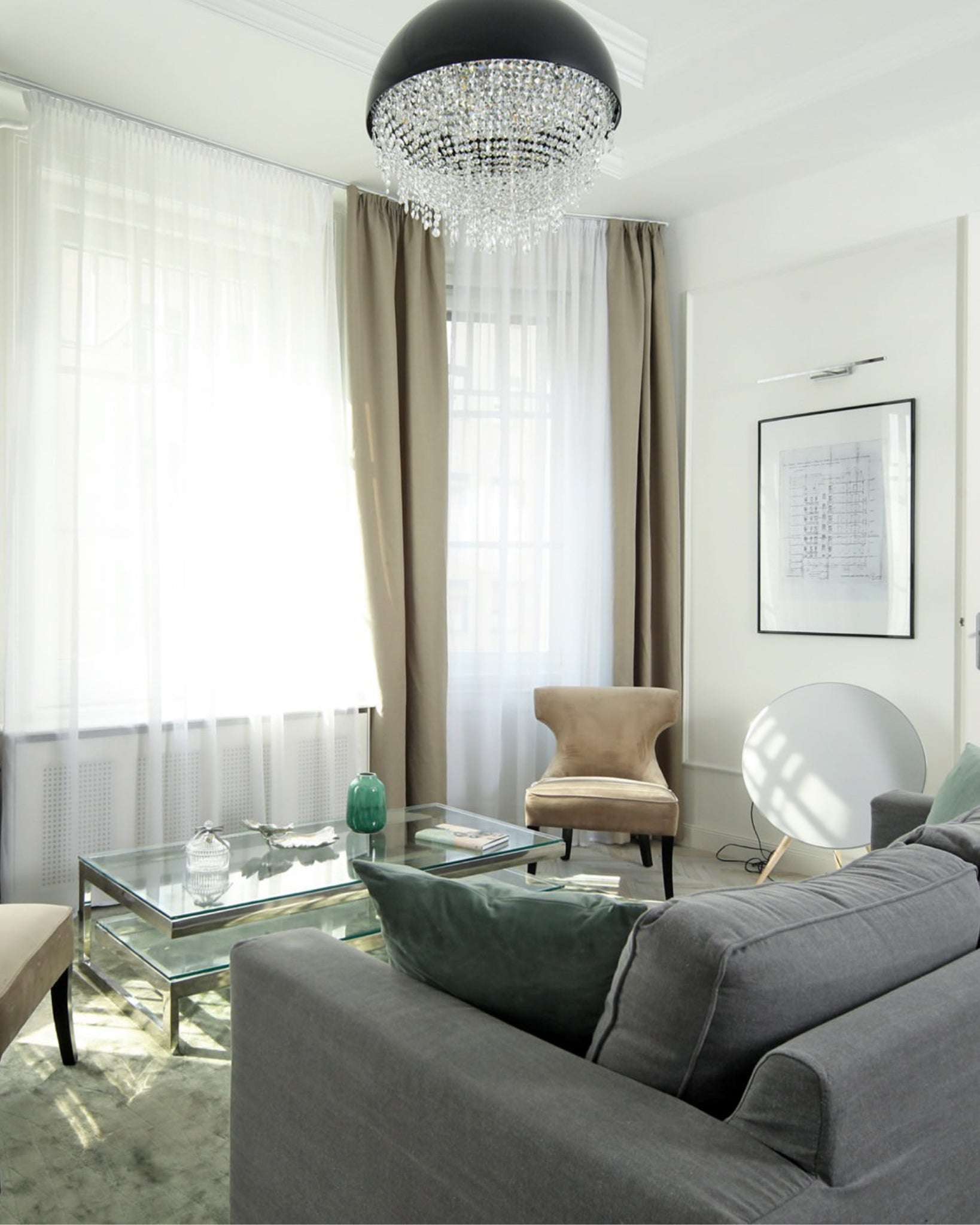 WOW Dome Crystal Chandelier-wow2825