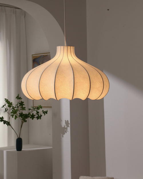 WOW Pumpkin Silk Pendant Light-wow2568