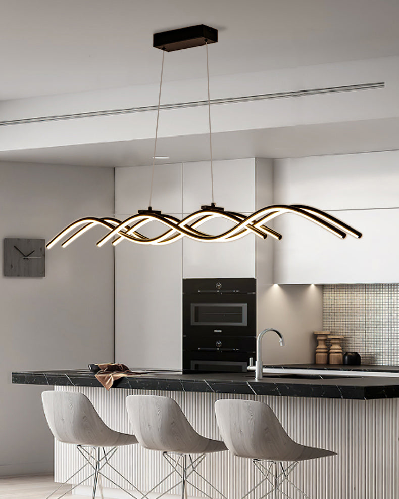WOW Wavy Linear Pendant Light-wow2641