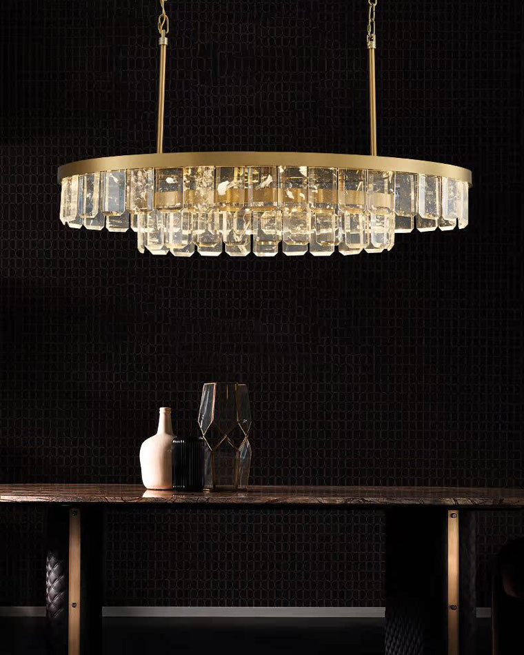 WOW Long Oval Crystal Chandelier-wow2541