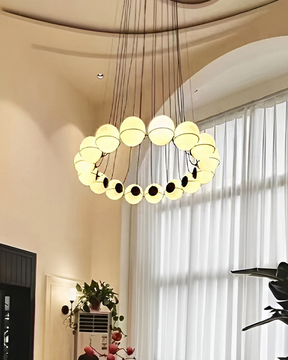 WOW Glass Globe Round Chandelier-wow2623