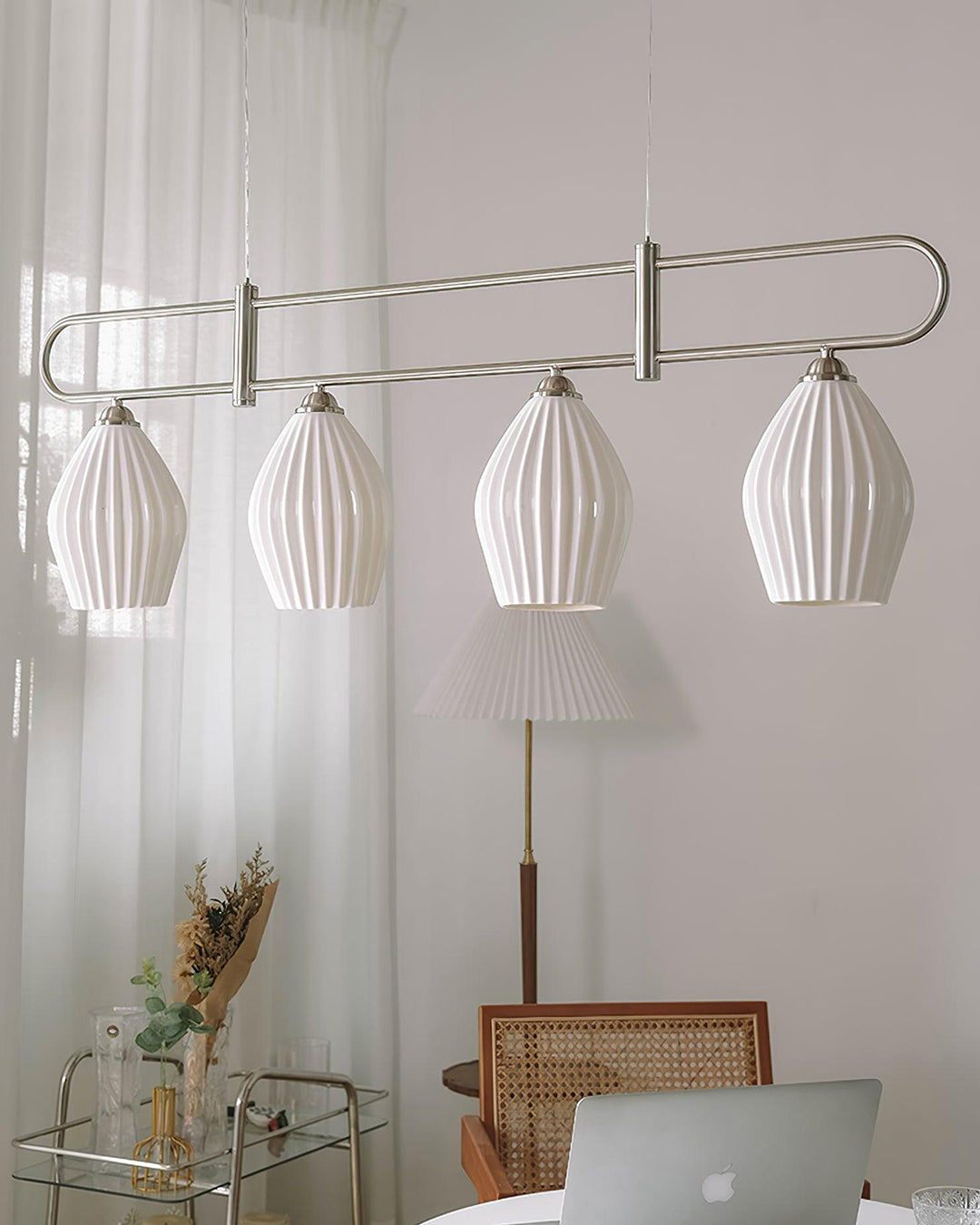 WOW Ceramic Bud Linear Chandelier-wow2121b