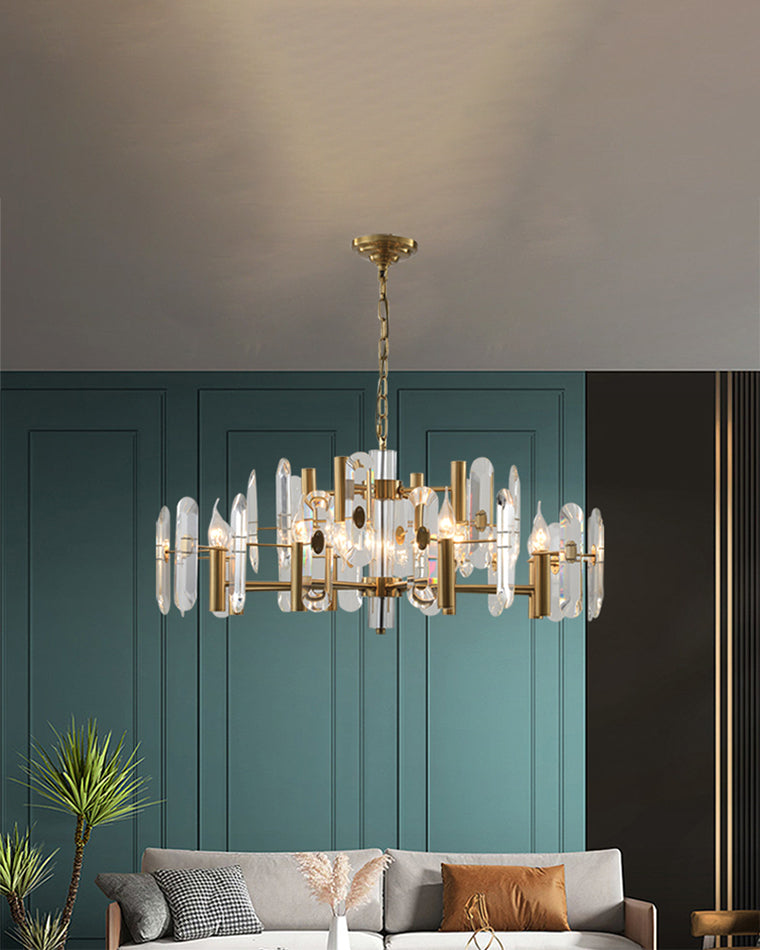 WOW Gold Candle Crystal Chandelier-wow2518