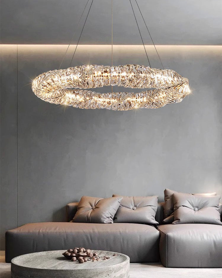 WOW Crystal Ring Led Chandelier-wow2581