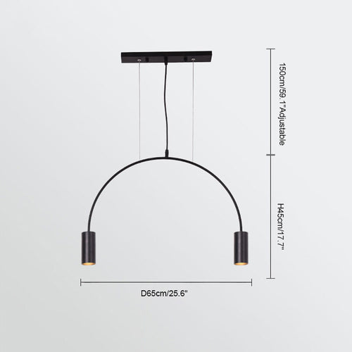 WOW Arc Rainbow Pendant Chandelier-WOW2063