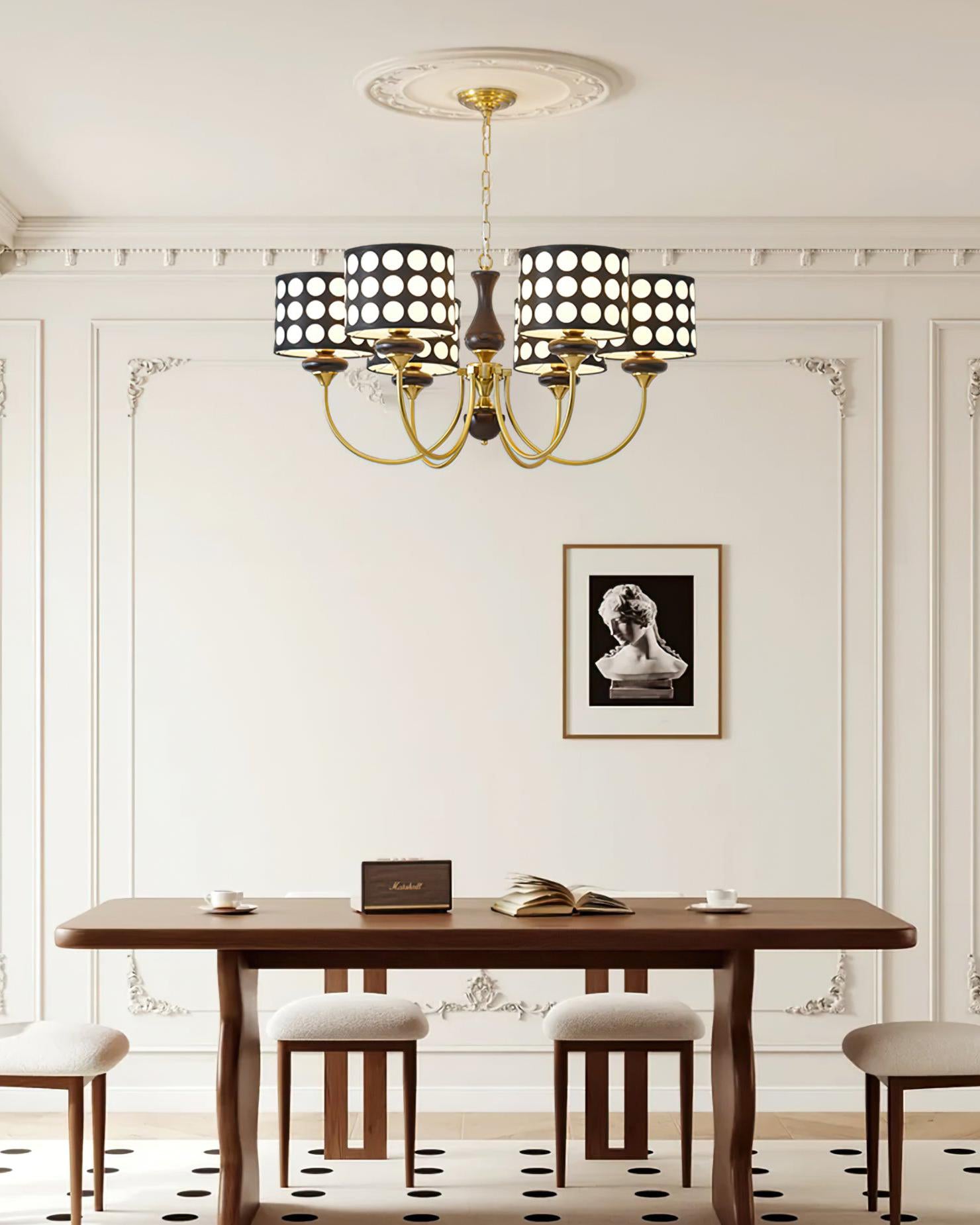 WOW Polka Shaded Chandelier-wow2913