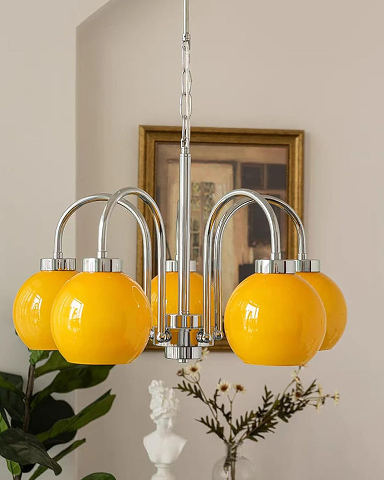 WOW Glass Globe Arm Chandelier-wow2718