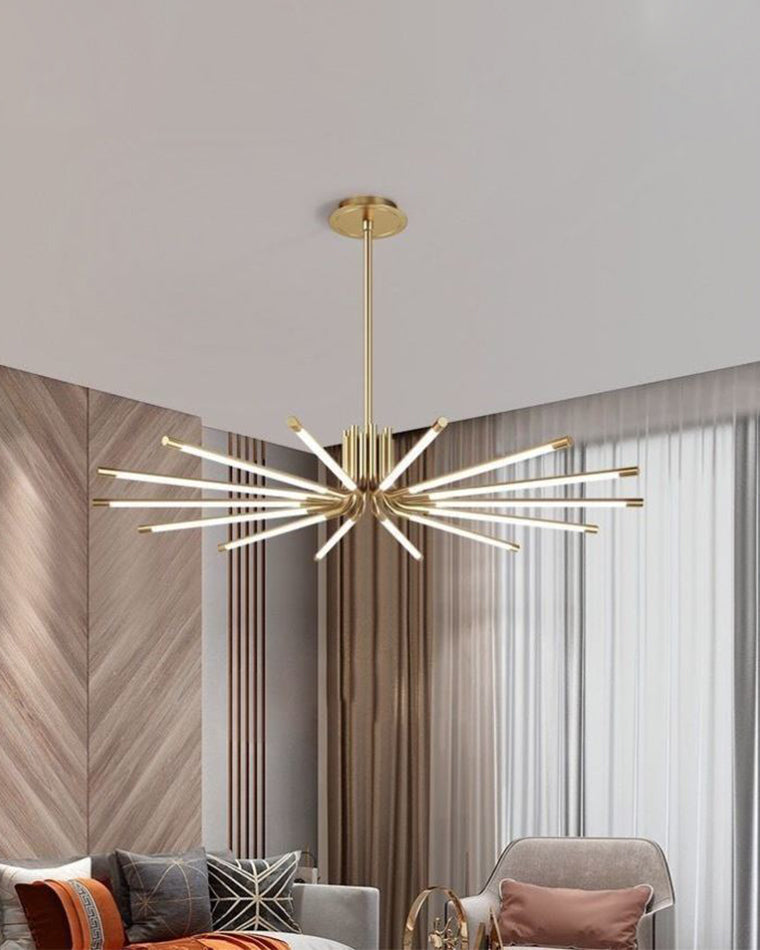 WOW Starburst Multi Light Rods Chandelier-wow2761