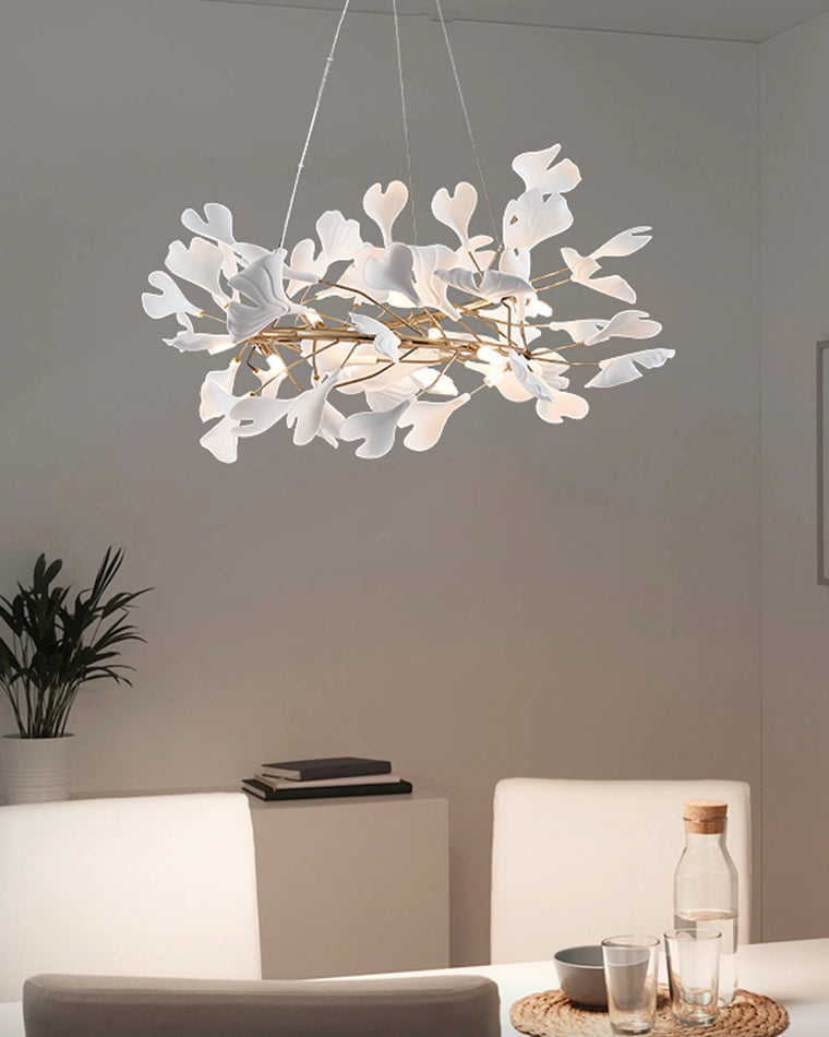 WOW Gingko Spiral Chandelier-wow2416