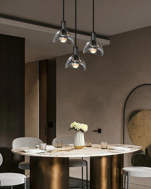 WOW Small Black Crystal Pendant Light-wow2561