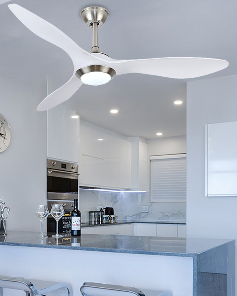 WOW Coastal White Large Ceiling Fan Lamp-wow5055
