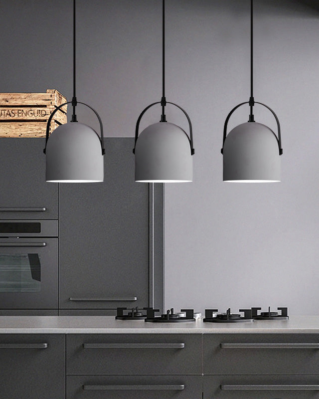 WOW Concrete-like Bell Pendant Light-wow2565