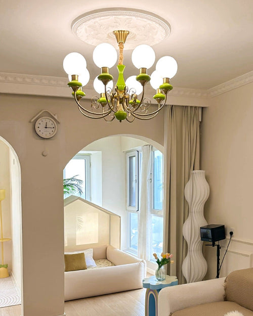 WOW Glass Globe French Chandelier-wow2958