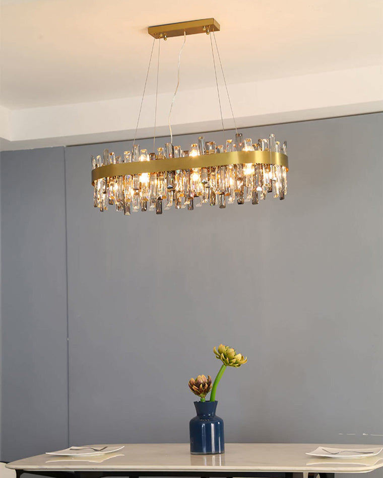 WOW Long Oval Crystal Chandelier-wow2486
