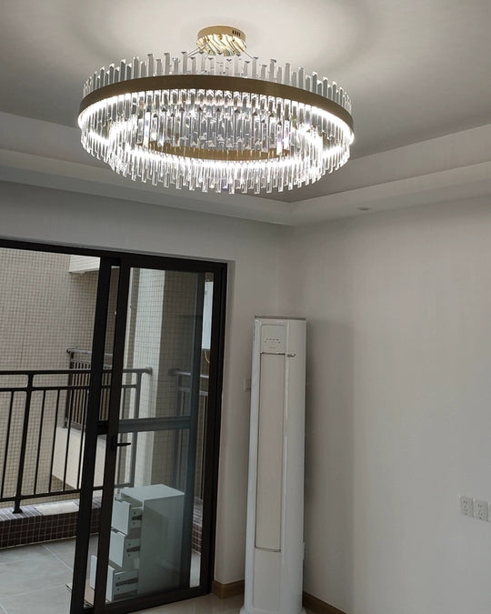 WOW Tiered Round Crystal Chandelier-wow2562