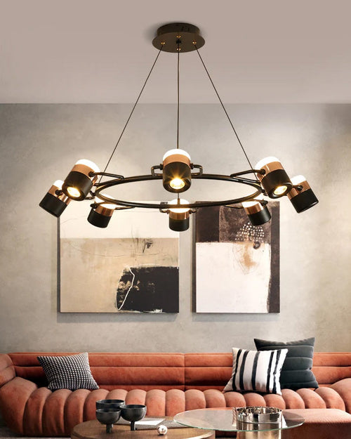 WOW Adjustable Rose Gold Round Chandelier-wow2645