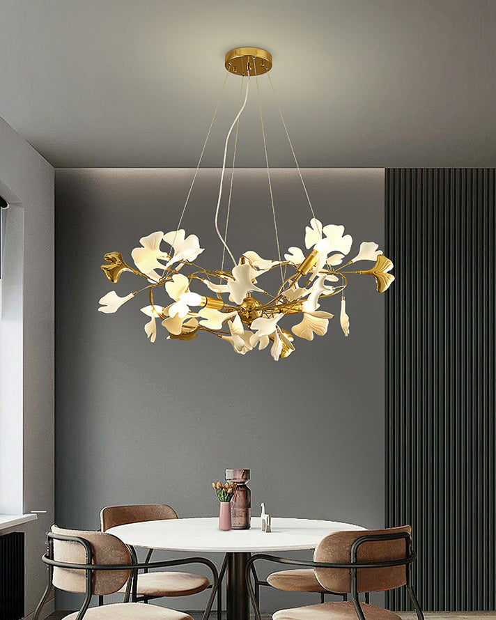 WOW Gingko Ceramic Chandelier-wow2411