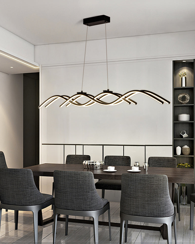 WOW Wavy Linear Pendant Light-wow2641