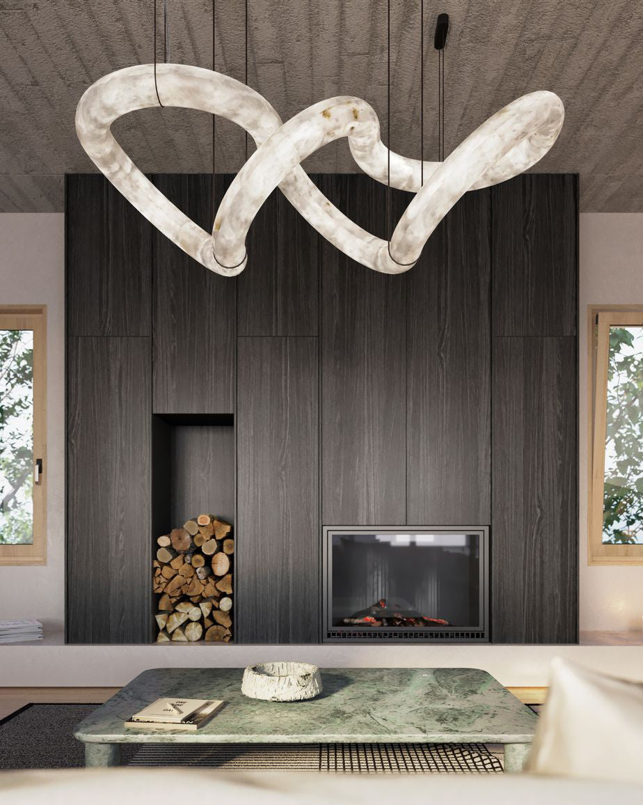 WOW Infinity Large Alabaster Chandelier-wow2883