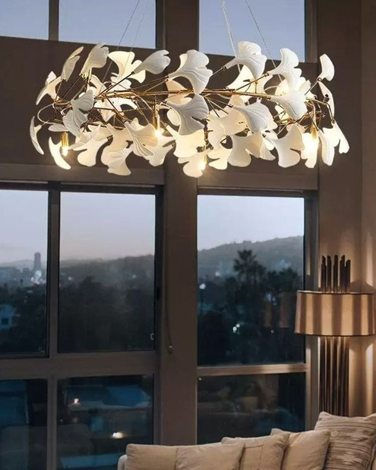 WOW Gingko Round Chandelier-wow2419