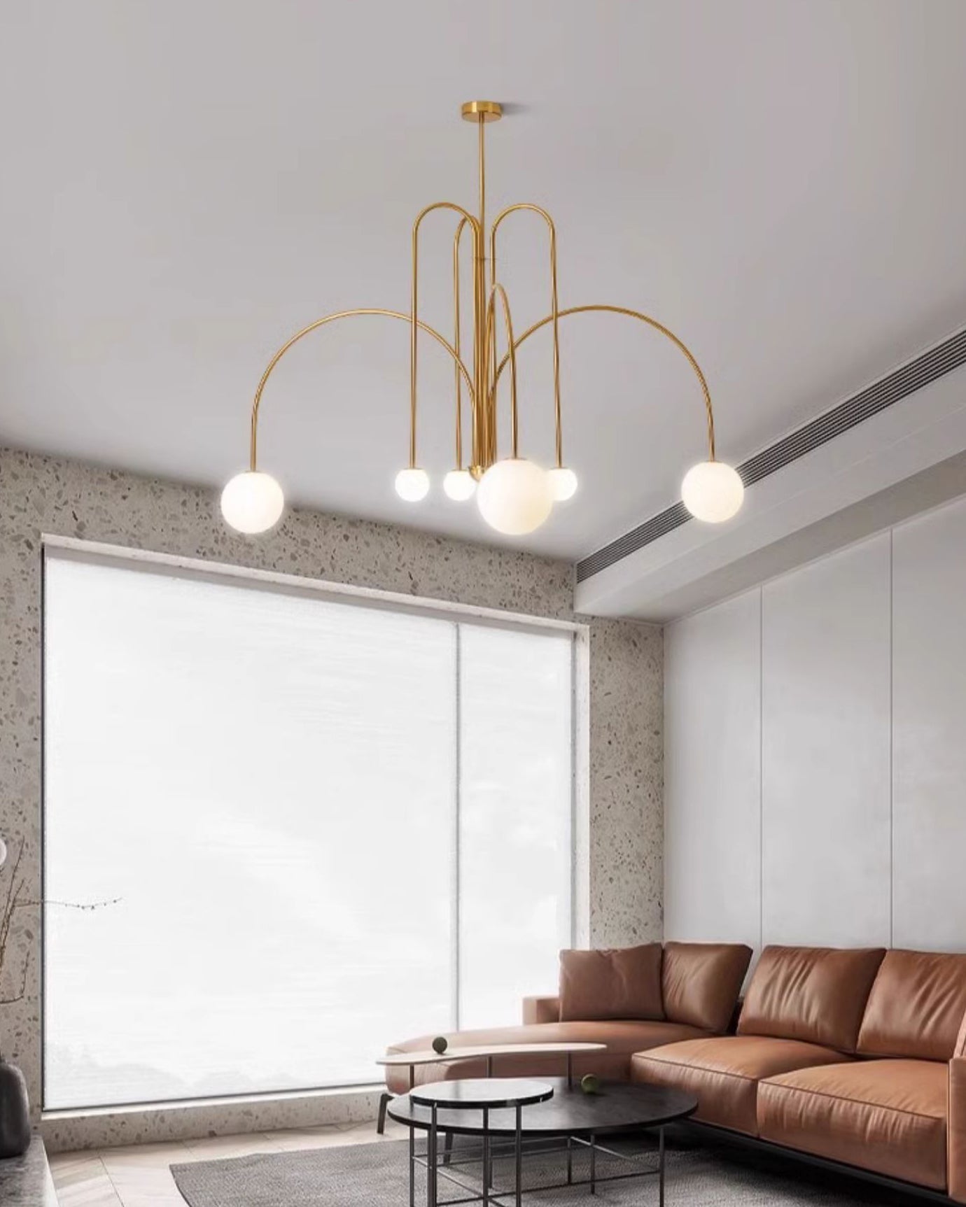 WOW Glass Globe Arm Chandelier-wow2522
