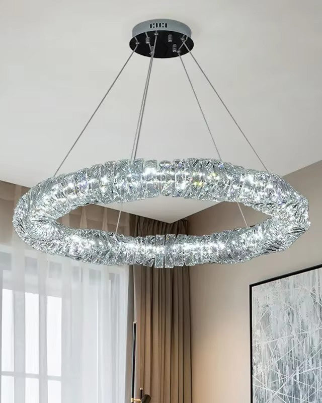 WOW Crystal Ring Led Chandelier-wow2581