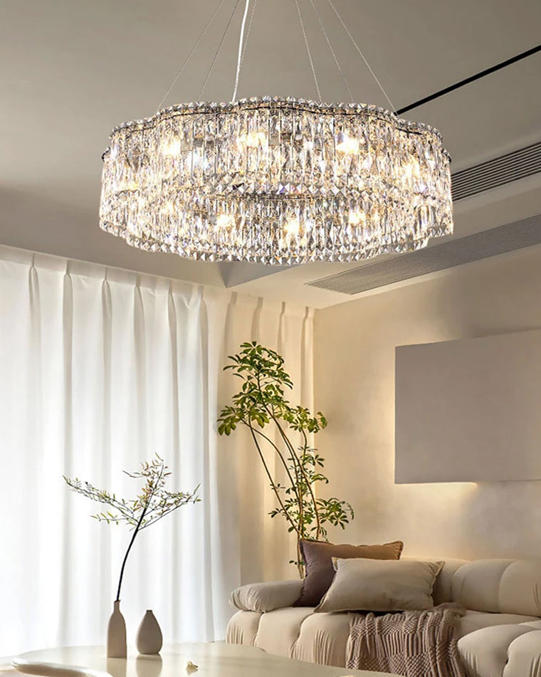 WOW Flower Chrome Crystal Chandelier-wow2405