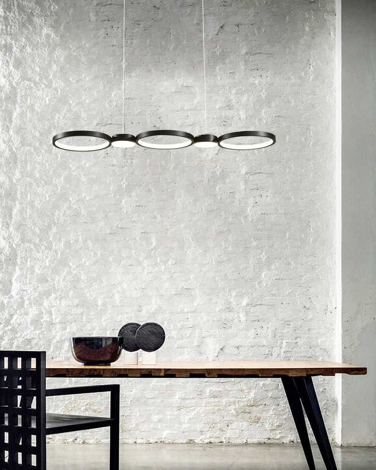 WOW Multi Circle Linear Pendant Light-wow2765