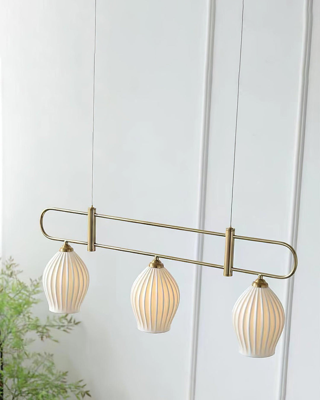 WOW Ceramic Bud Linear Chandelier-wow2121b