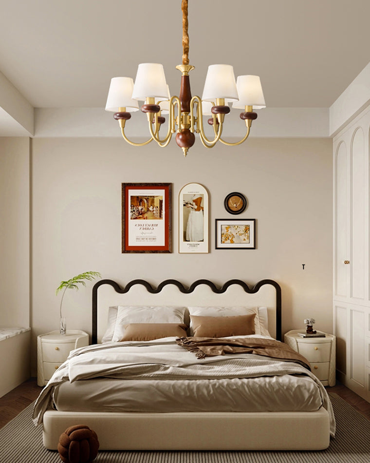 WOW Fabric Shaded Chandelier-wow2954
