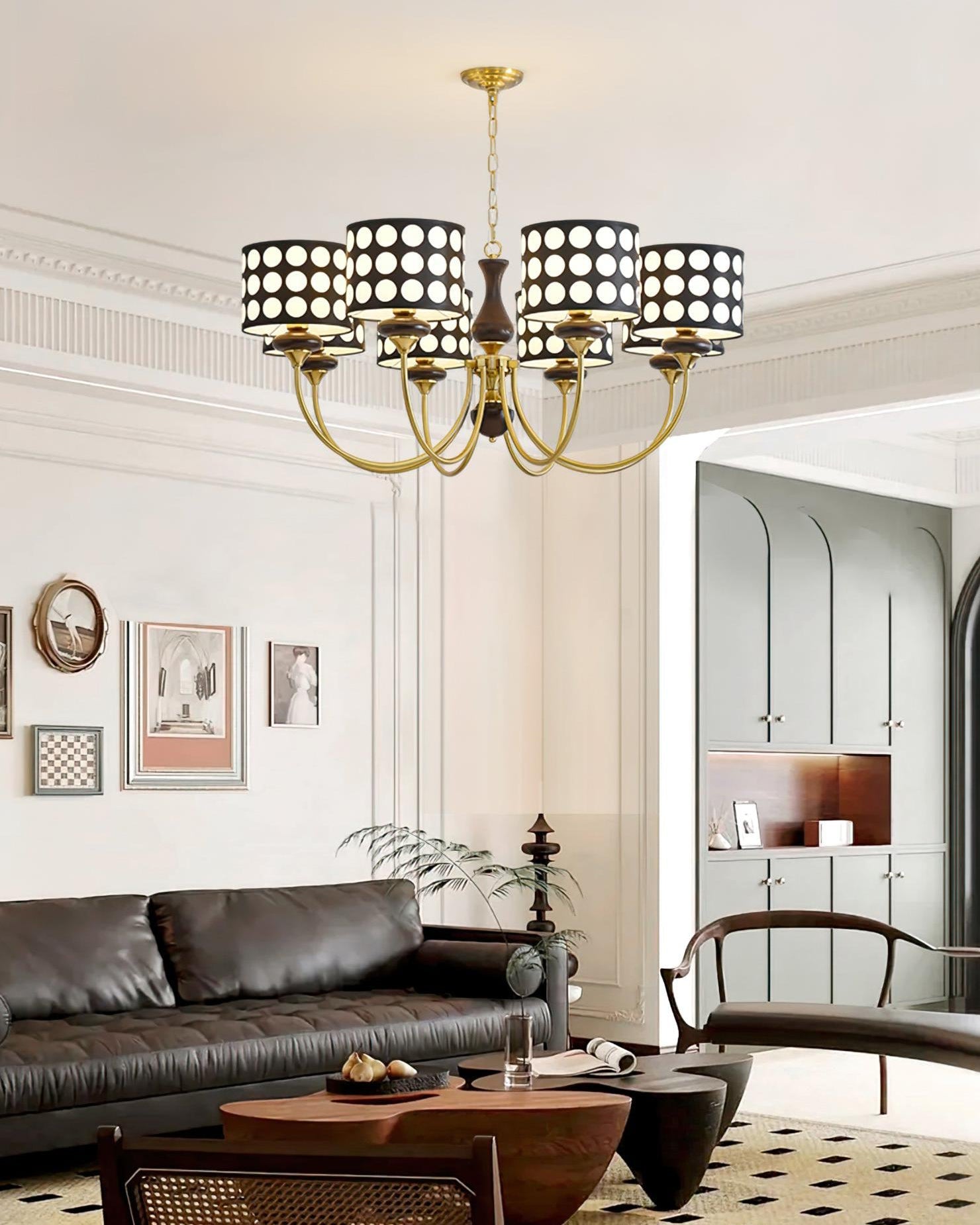 WOW Polka Shaded Chandelier-wow2913