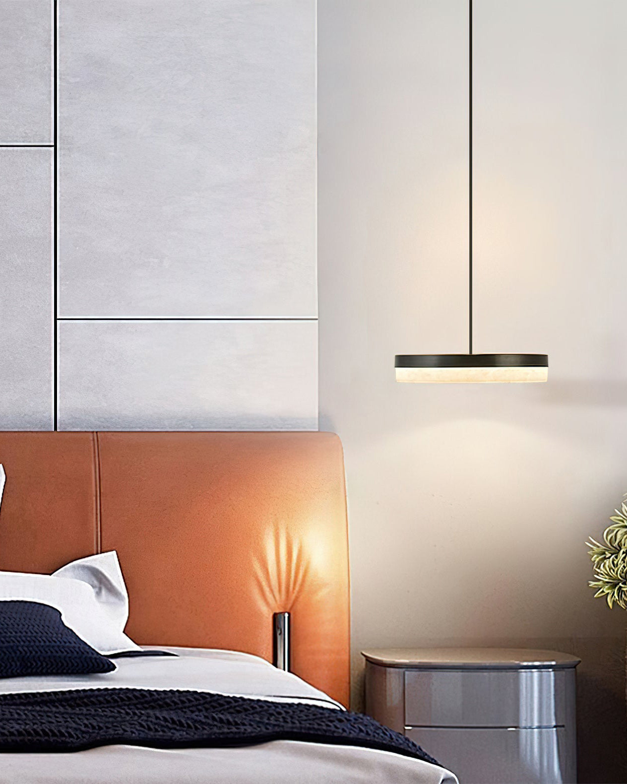 WOW Disc Alabaster Pendant Light-wow2870